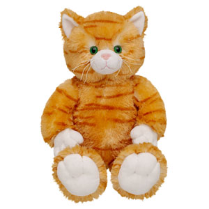 WeeGee is a cuddly cat from Build-a-Bear Workshop just like this one.