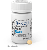 a bottle of Tivicay (Dolutegravir)